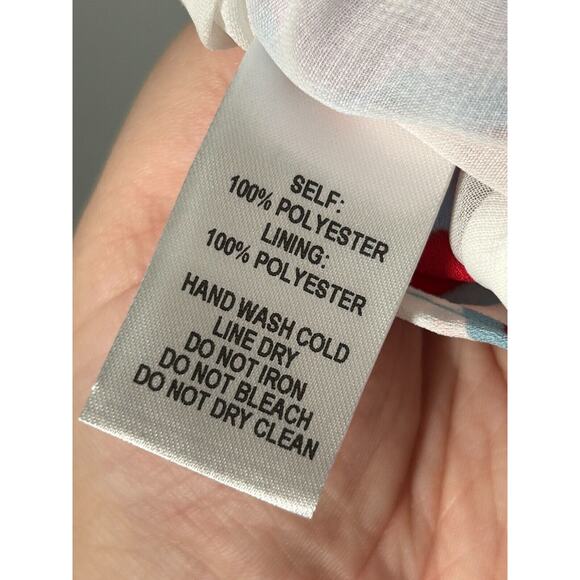 NWT Lulu’s Women's Set Sail Light Blue Multi Striped‎ Tie-Back Mini Dress Size S - Picture 8 of 8